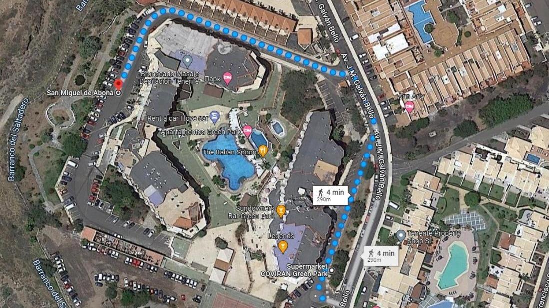 Apartamento Tipo Estudio En Apartamentos Green Park, Golf Del Sur, Tenerife 圣米格尔德阿沃纳 外观 照片